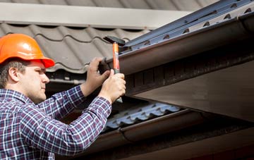 gutter repair Halton Moor, West Yorkshire